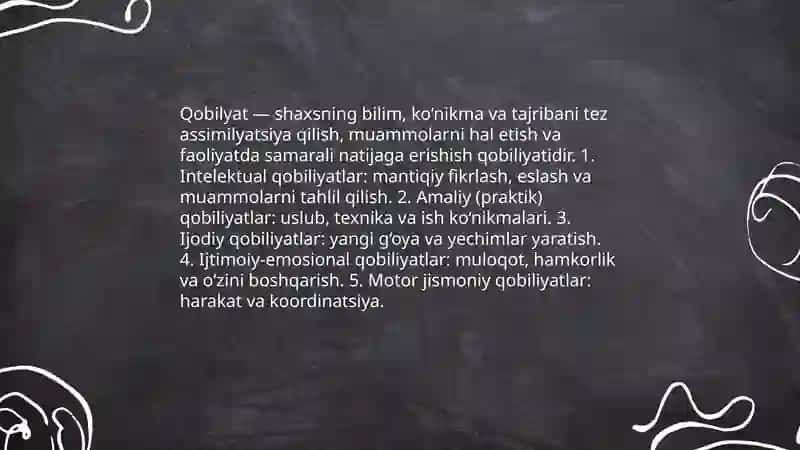 Qobilyat va uning rivojlanishi 3