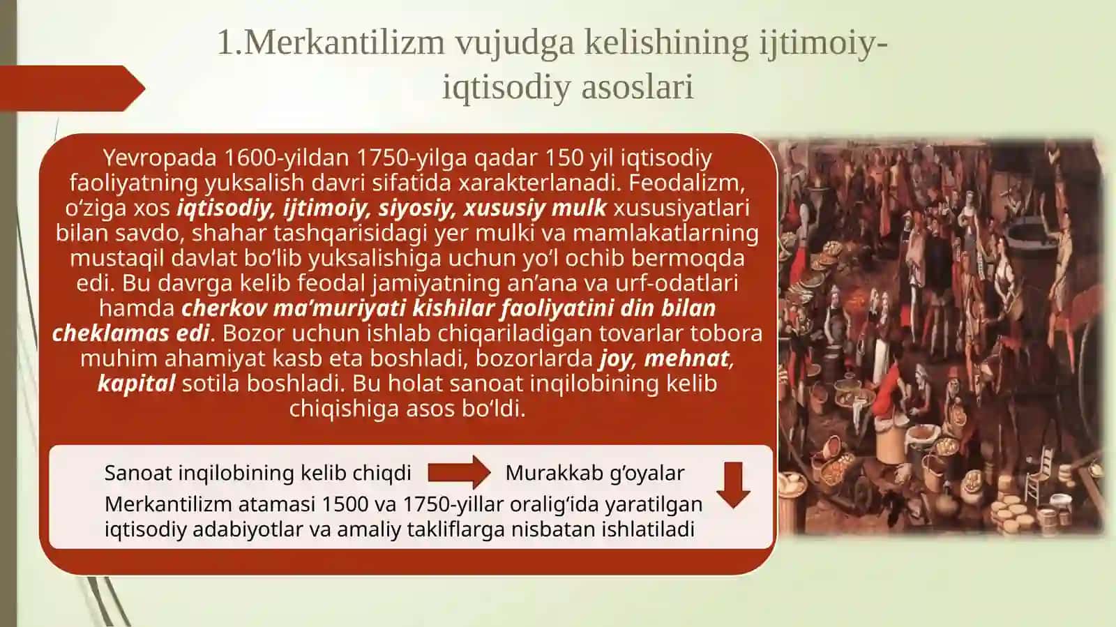 Merkantilizmiqtisodiyta'limotiningmohiyativaahamiyati 3