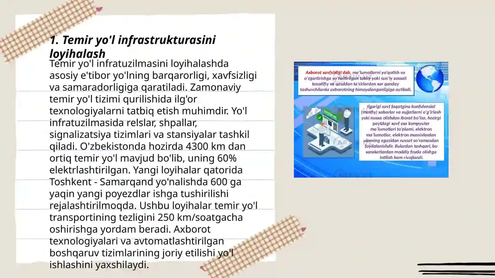 Temir yo'l tarmoqlarini loyihalash va boshqarish 3