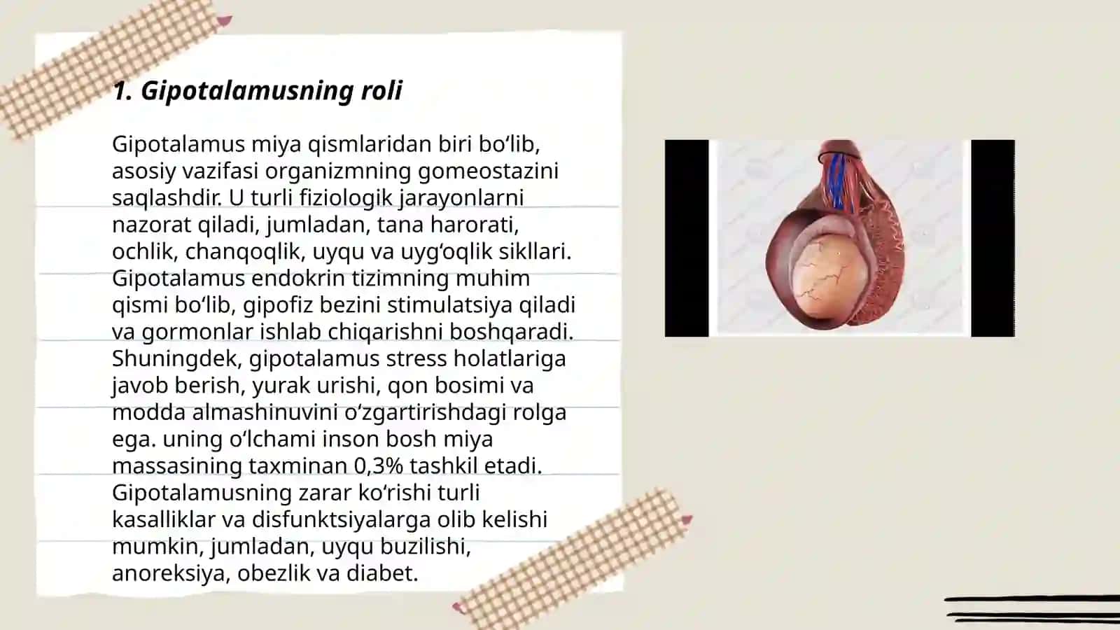 Urugʻdon endokrin faoliyatining endokrin boshqariluvi 3