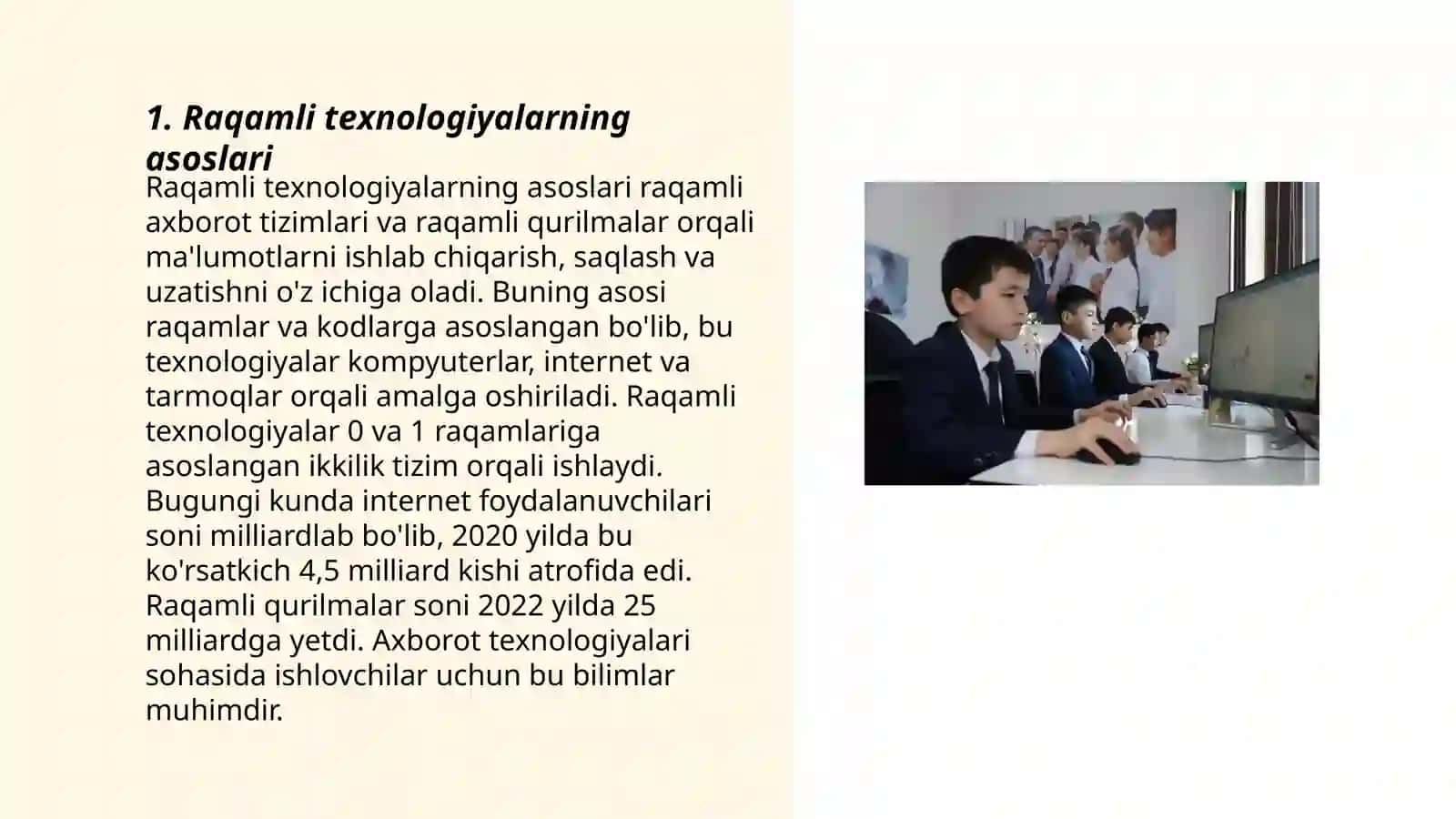 Raqamli va axborot texnologiyalari fanining predmenti va vazifalari 3