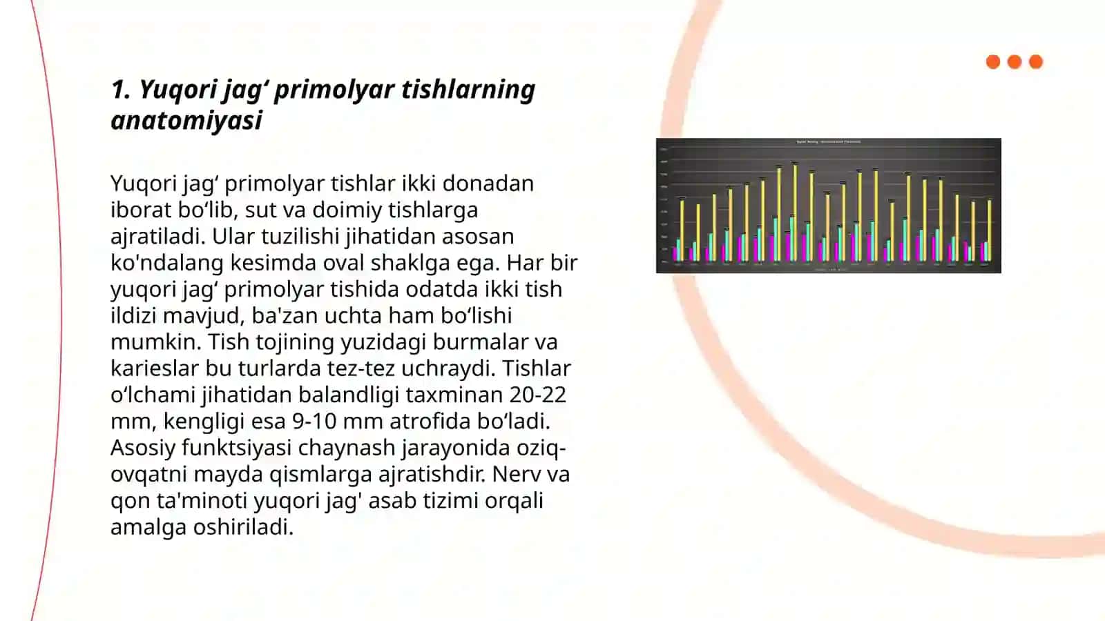 Yuqori jag'ning 24 va 25 primolyar tishlari to'liq malumot 3