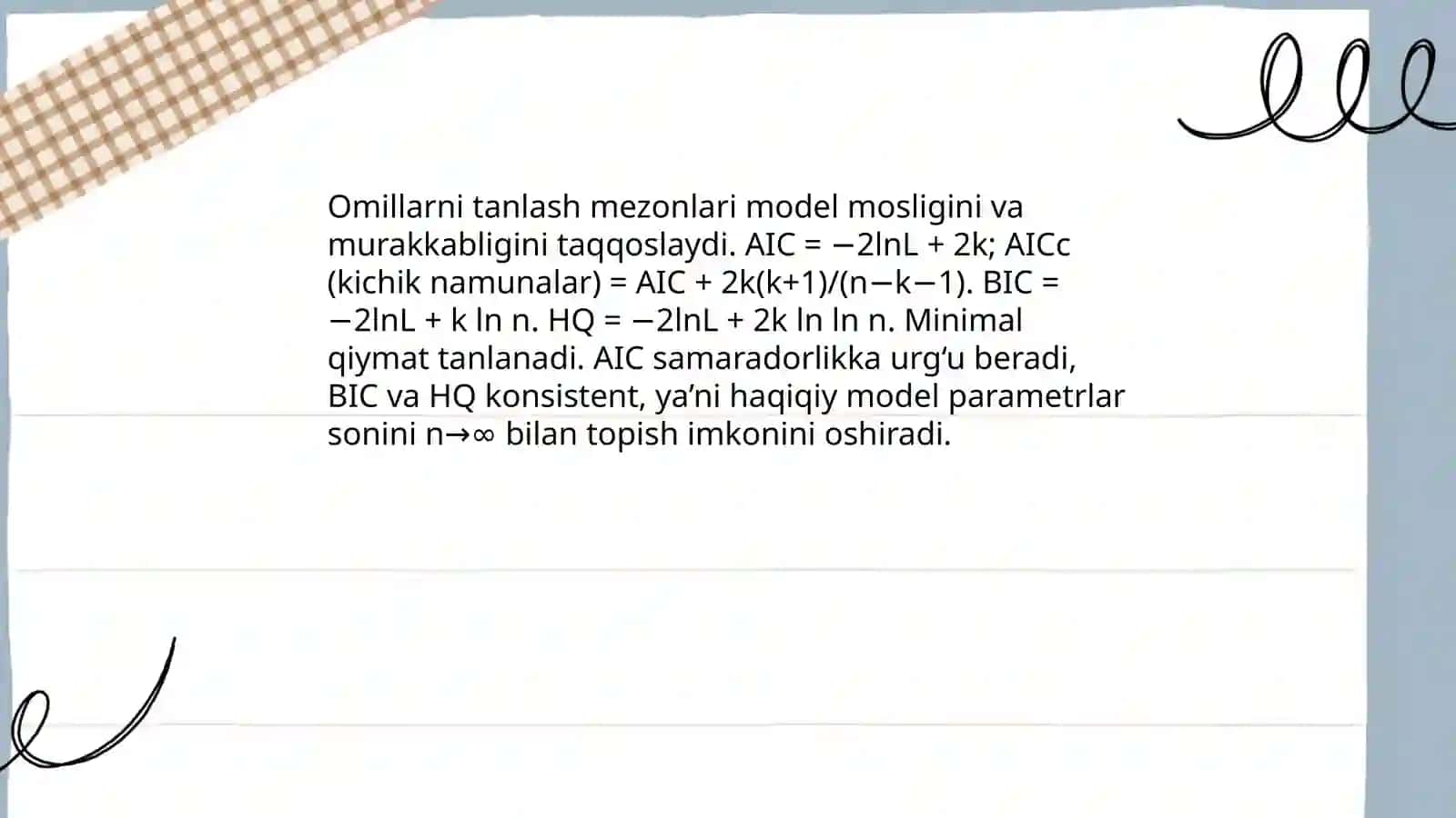 Ko'p omilli ekonometrik tahlilda omillarni tanlash muammosi 3
