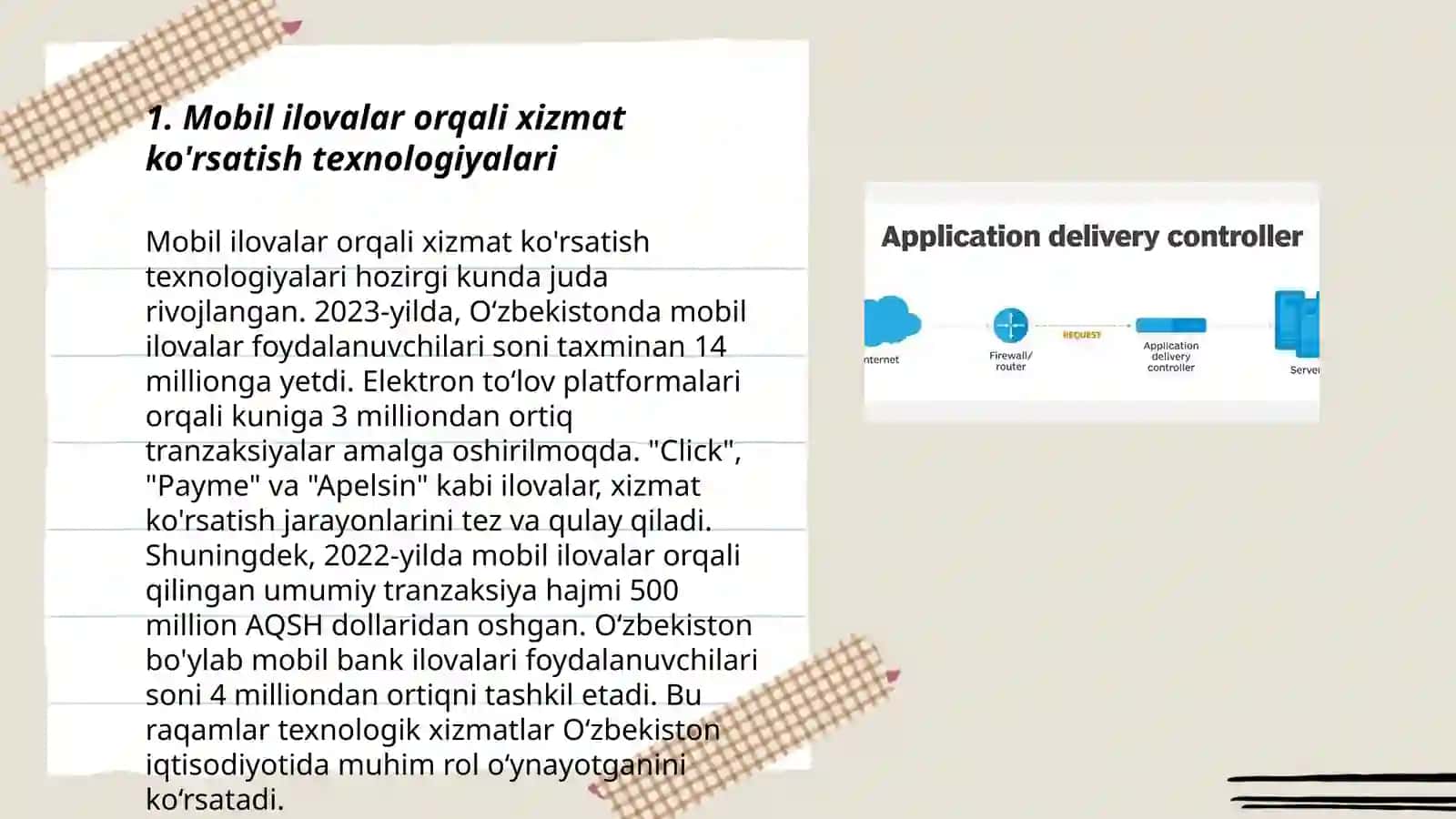 Mobil ilovalar orqali xizmat ko'rsatish texnologiyalari 3