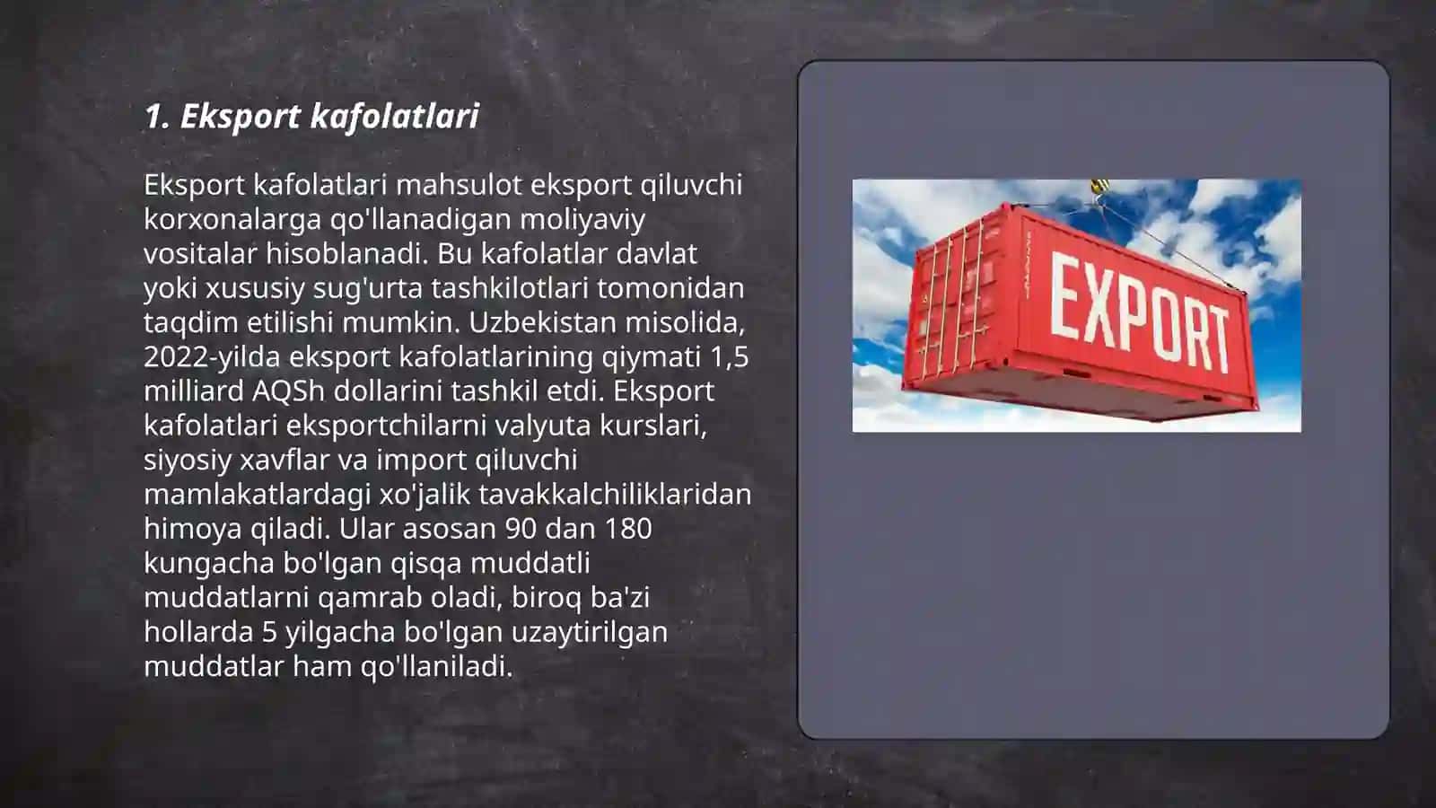 Eksport kafolatlari 3