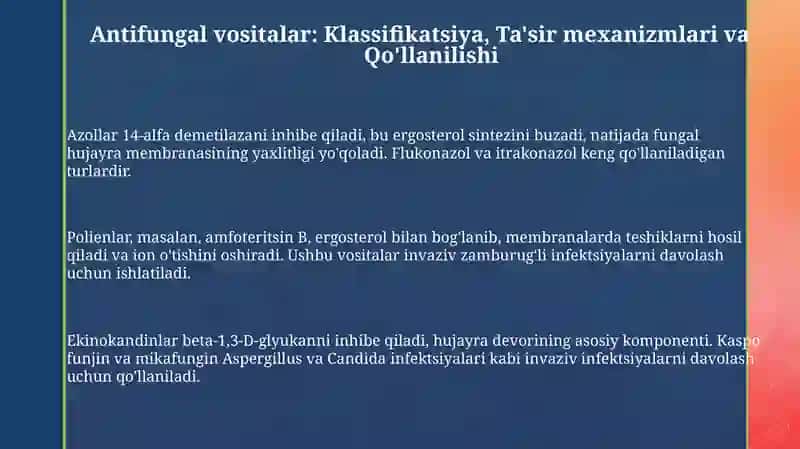 Antifungal vositalar 3
