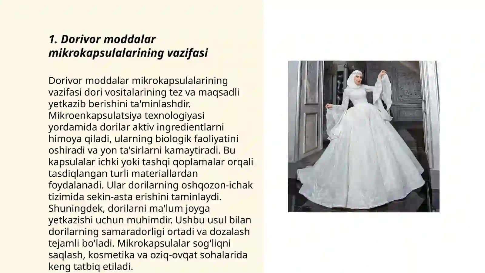 Dorivor moddalarni mikrokapsulalash usullari 3