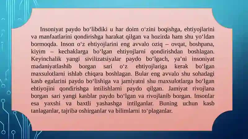 YANGİ OʻZBEKİSTONDA KASBİY MA’NAVİYAT VAAXLOQİYTARBİYANİNG DOLZARBMASALALARİ 3
