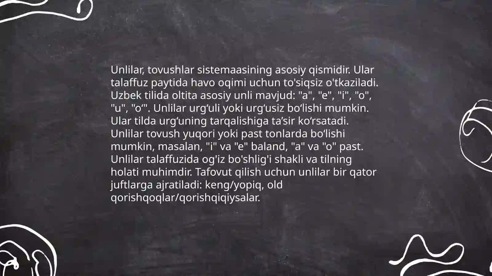 Unlilar imlosi 3