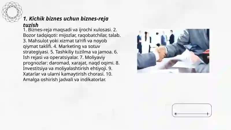 Kichik biznes va tadbirkorlikni rivojlanish 3