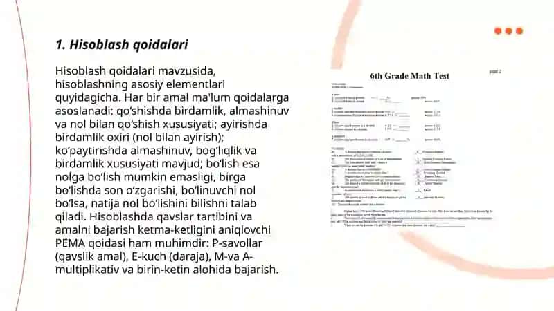 Amaldagi 1-sinf matematika darslarini misol va masalalarini ishlash 3