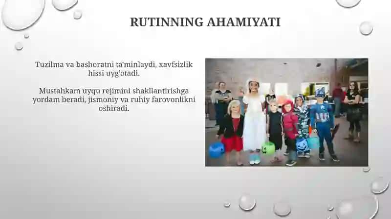 Ilk yoshdagi bolalar kun tartibini toʻgri rejalashtirish 3