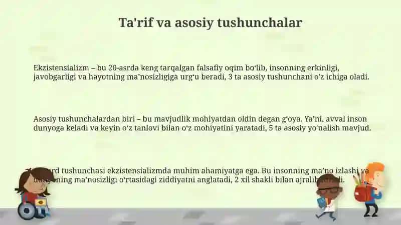 Ekzistinsializm adabiyoti 3