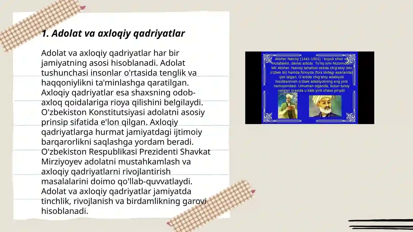 Adolat va axloqiy qadriyatlar 3