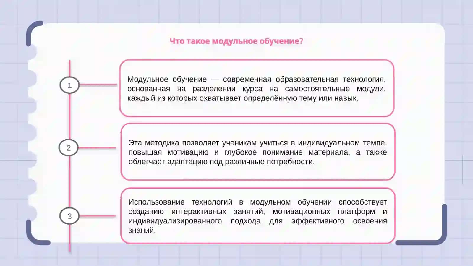 Модуль учеников 3