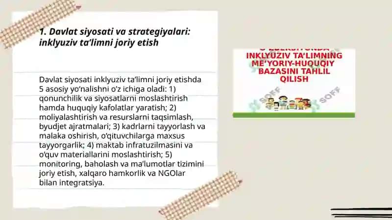 Inklyuziv taʼlimni joriy etishda davlat, nodavlat tashkilotlar va xalqaro hamkorlik 3