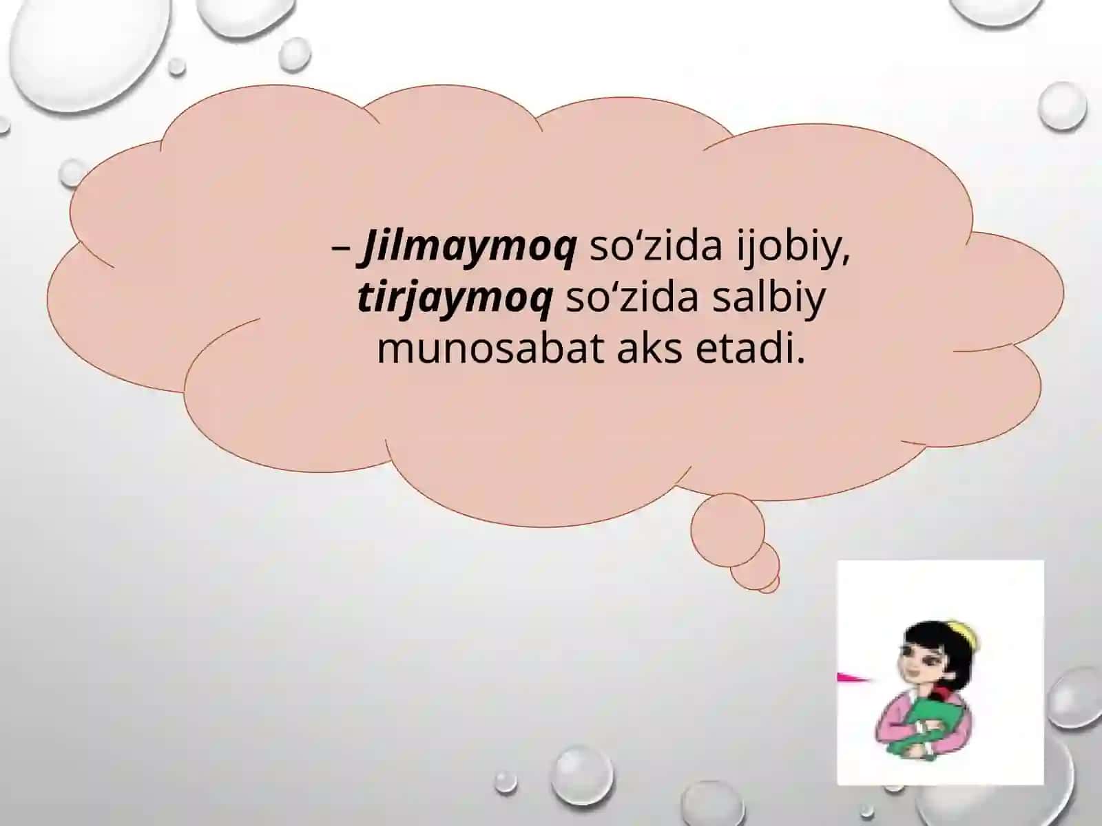 5-sinf. Sinonimlar. Sinonimik qatorda bosh so'z 3