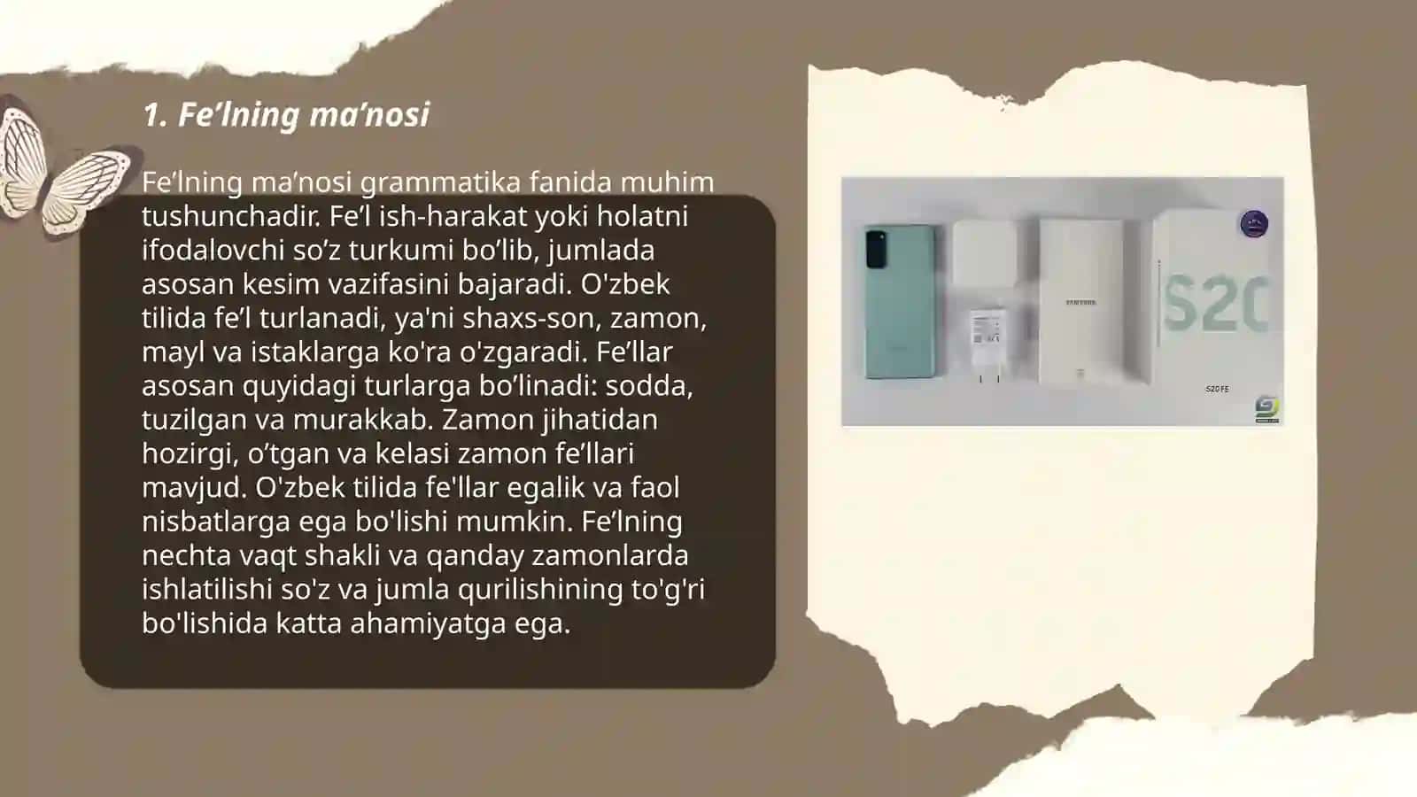 Eski turkiy tilda fe'l va uning shakllari 3