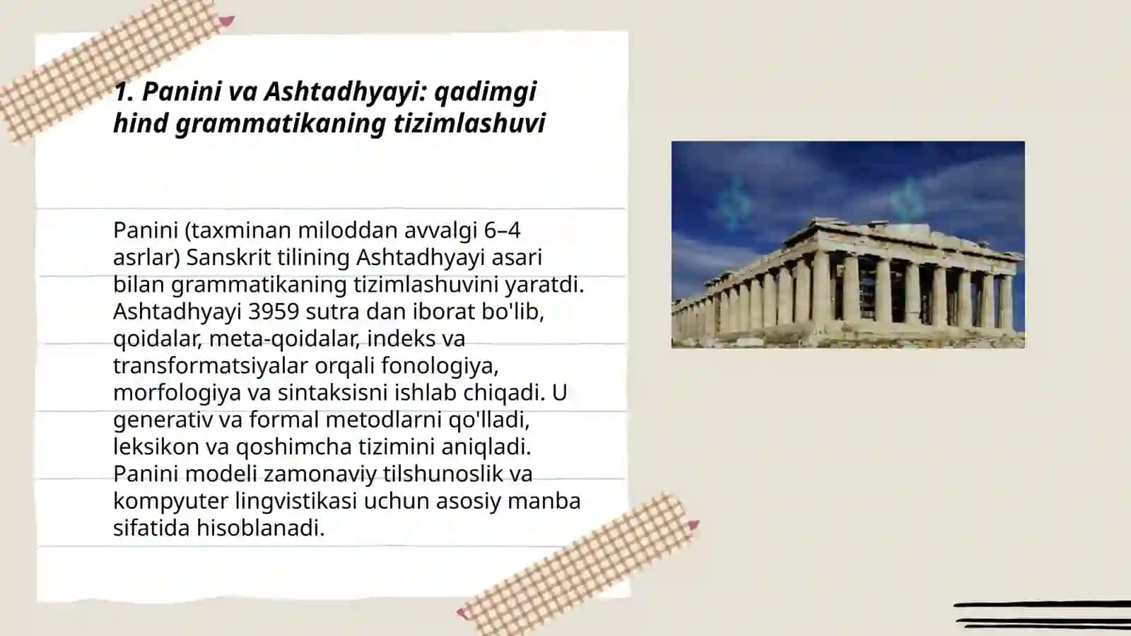Panini va Ashtadhyayi: qadimgi hind grammatikaning tizimlashuvi 3