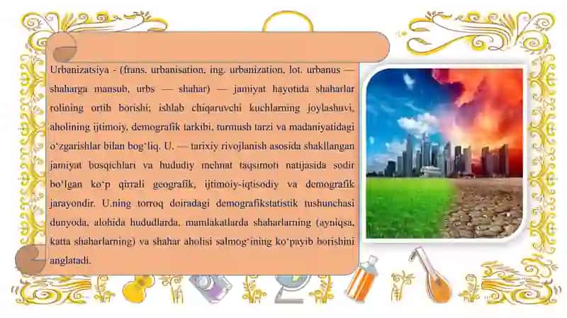 Nazoratsiz urbanizatsiya va shaharlarning kengayishi qanday ekologik oqibatlarga olib keladi 3