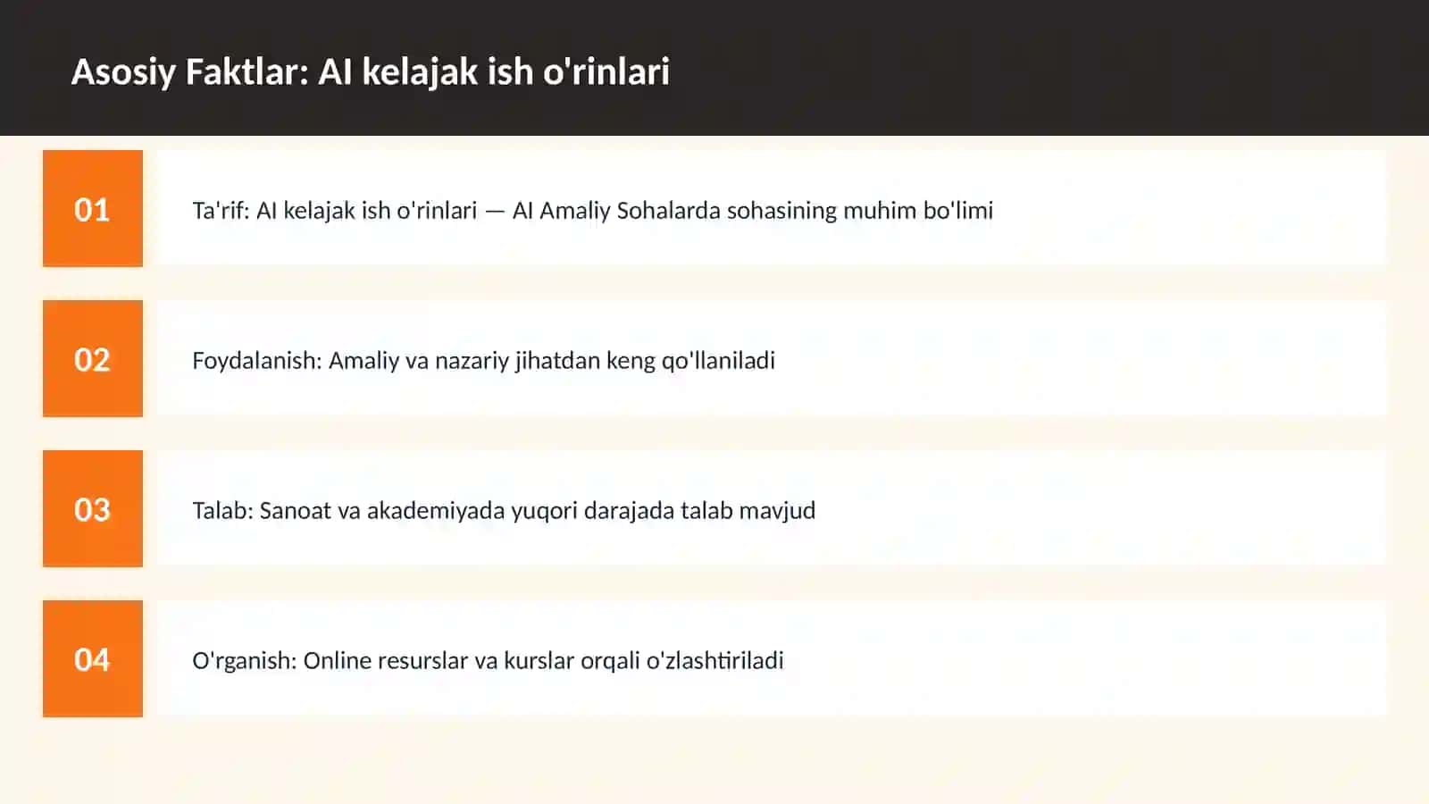 AI kelajak ish o'rinlari 3