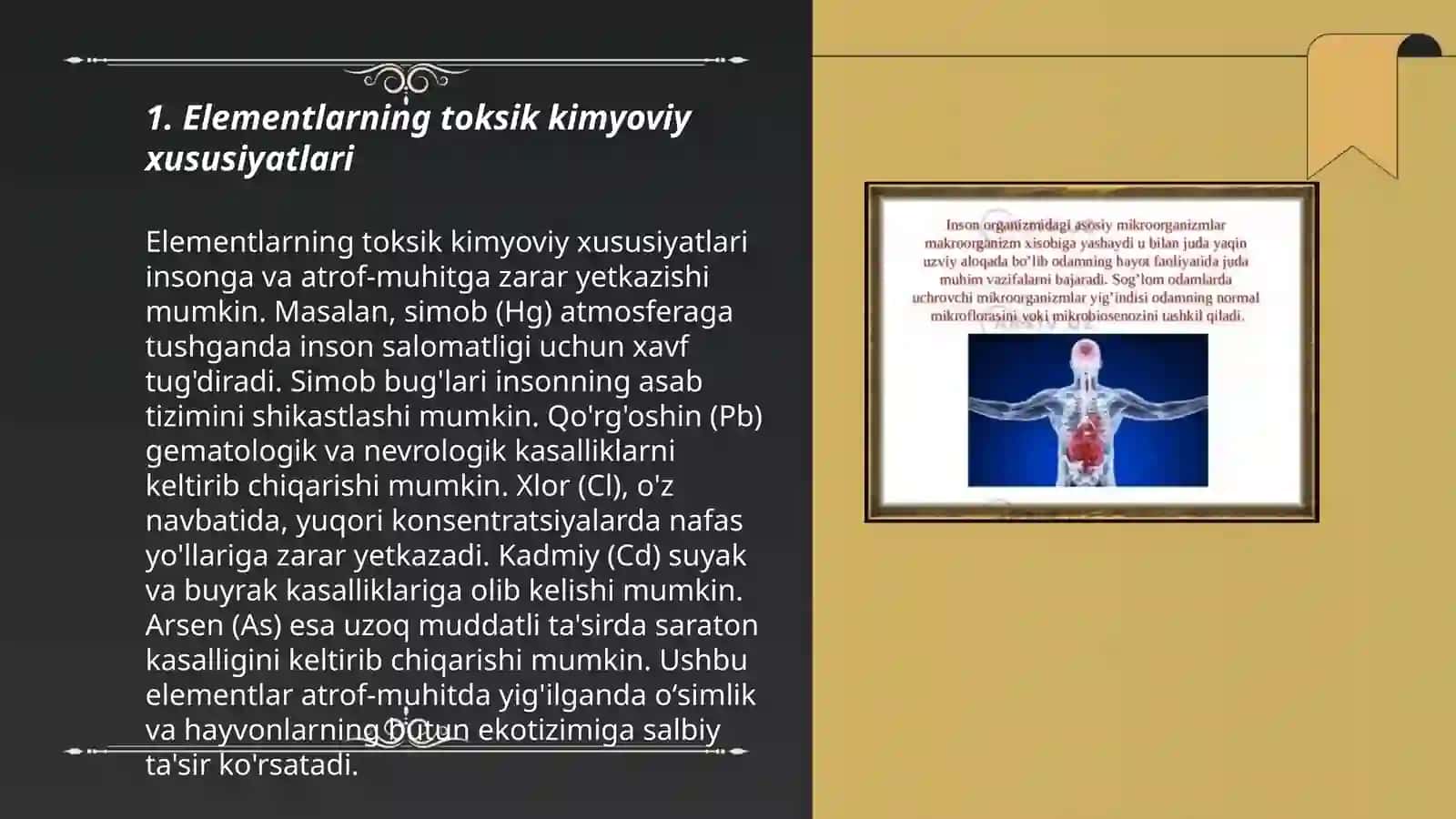 Elementlarning inson soĝliĝiga zararli tasiri 3