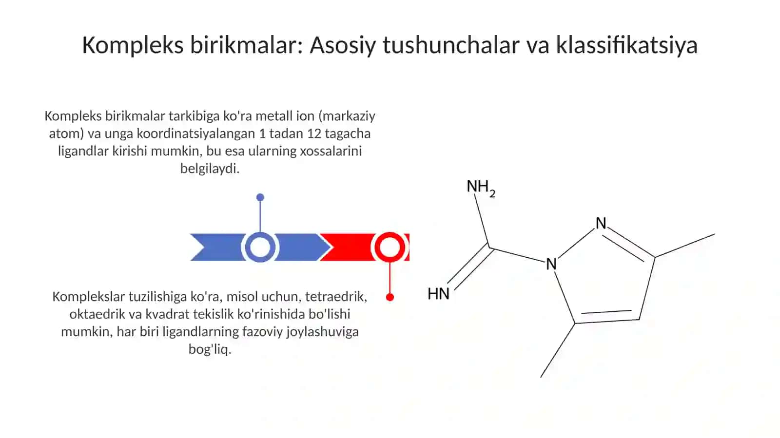 Fizik kimyoviy usullar bilan komplekslar hosil qilish 3