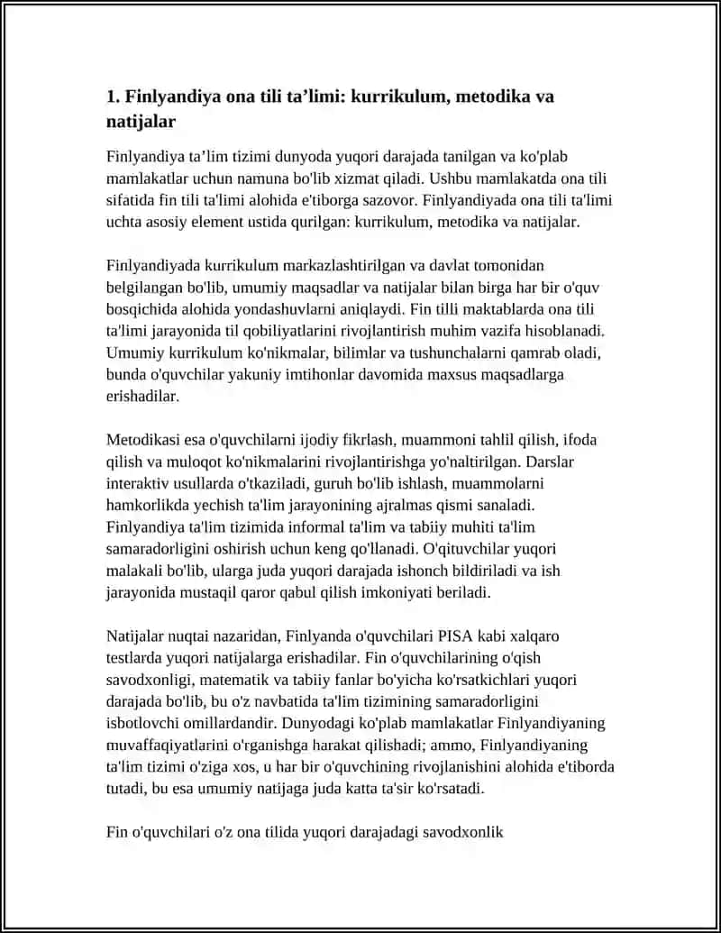 ONA TILI TA’LIMIDA RIVOJLANGAN MAMLAKATLAR TAJRIBASI 3