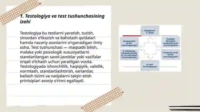 Testologiya fani atamalarining izohlari 3