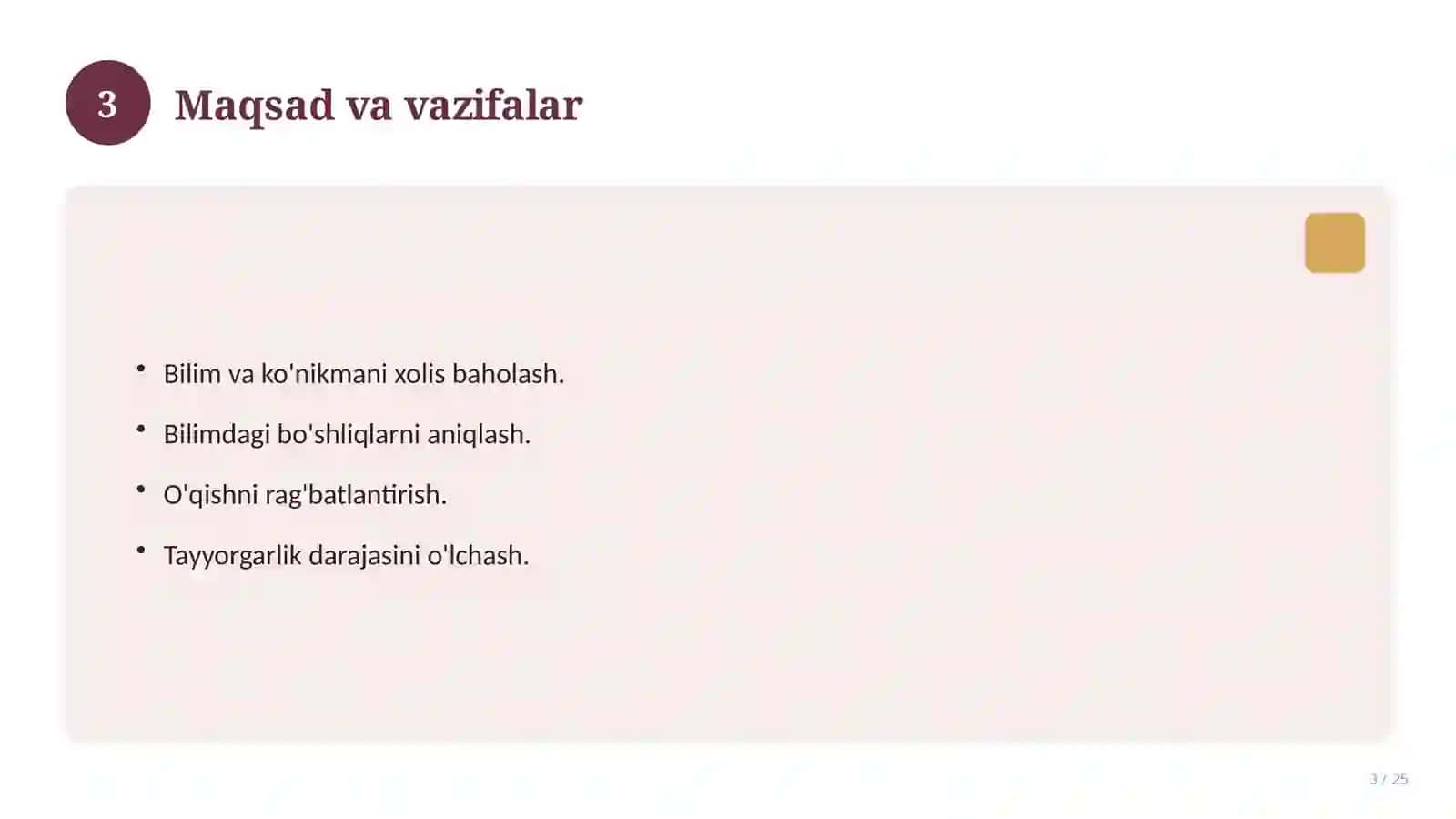 Informatika fanidan 9-sinf: mavzulashtirilgan nazorat ishi va tahlil 3