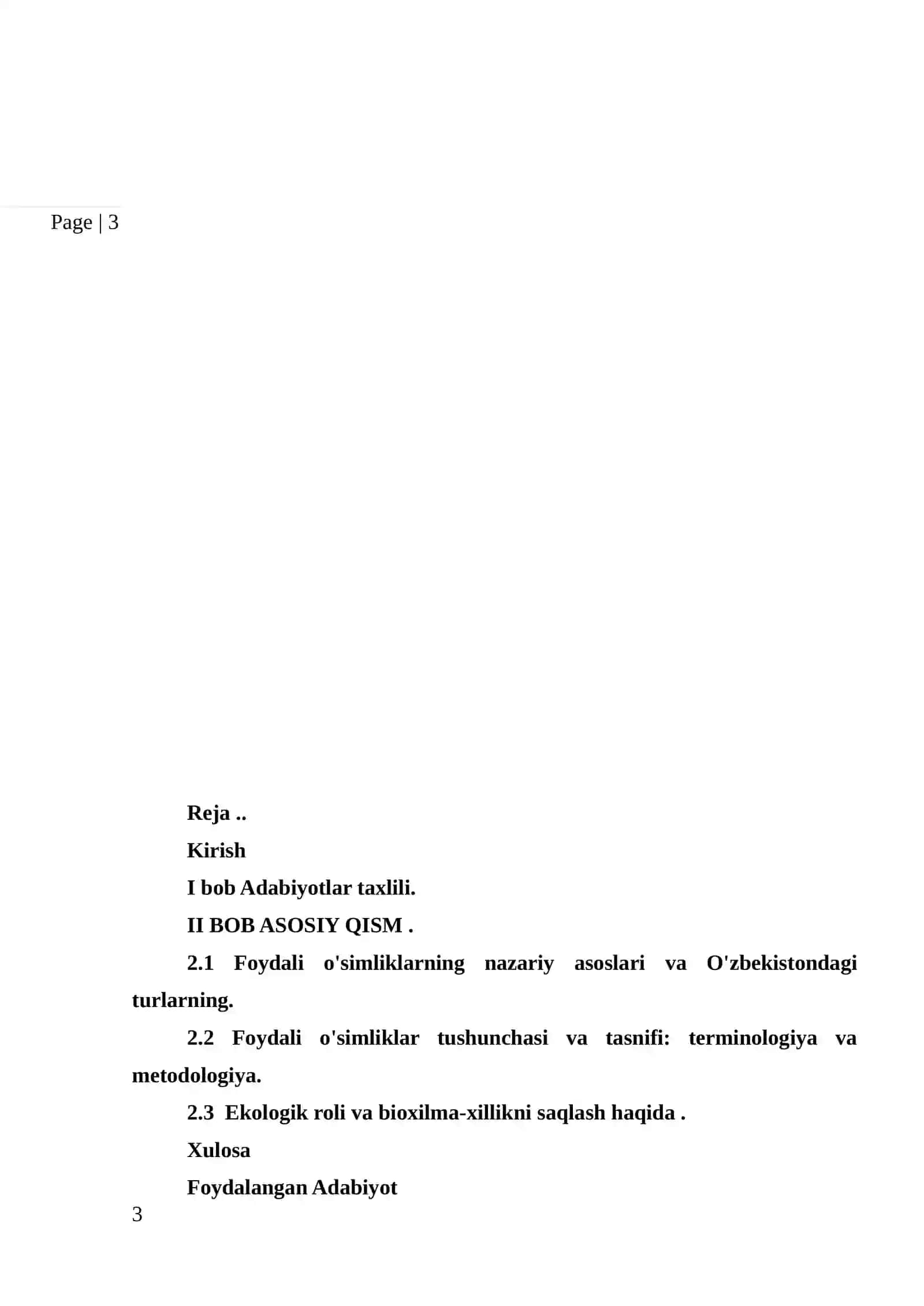 O'zbekistonning foydali o'simliklari 3
