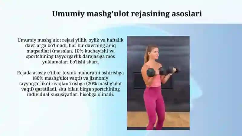 Koʻpkurash mashqlarni rejalashtirish asoslari 3