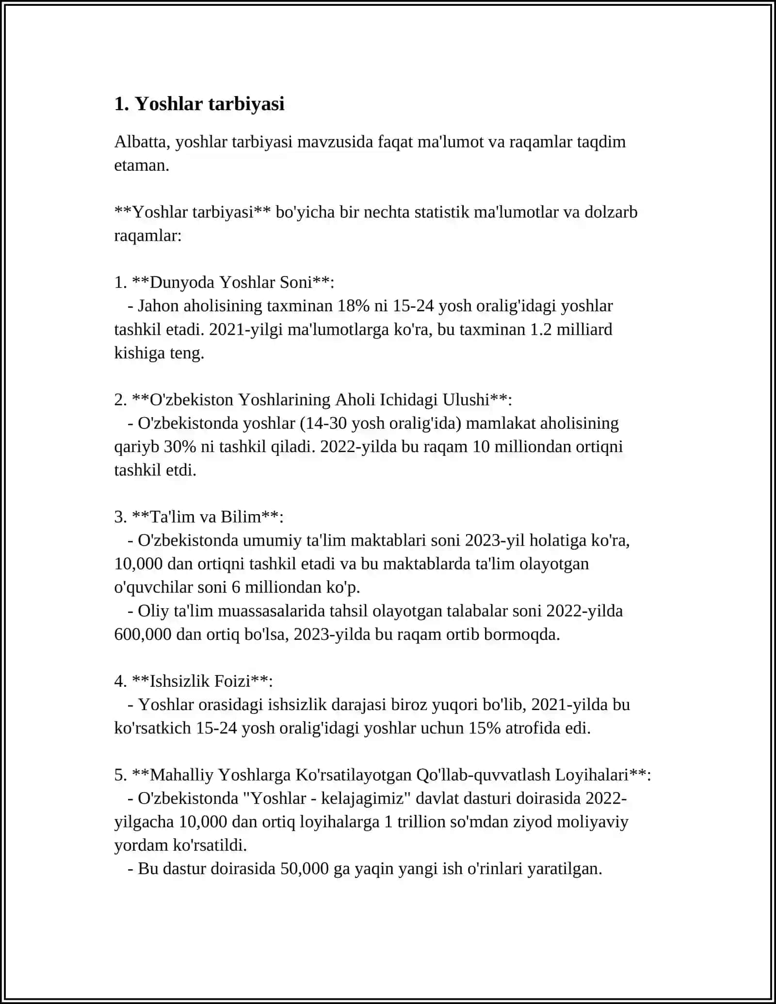 M.BEHBUDIYNING "YOSHLARGA MUROJAT" VA" MUHTARAM YOSHLARGA MUROJAT"MAQOLALARINI TAHLIL ETISH 3
