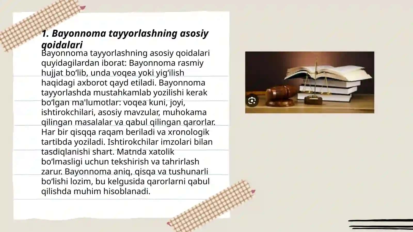 Bayonnoma, bayonnomadan ko'chirma tayyorlash 3
