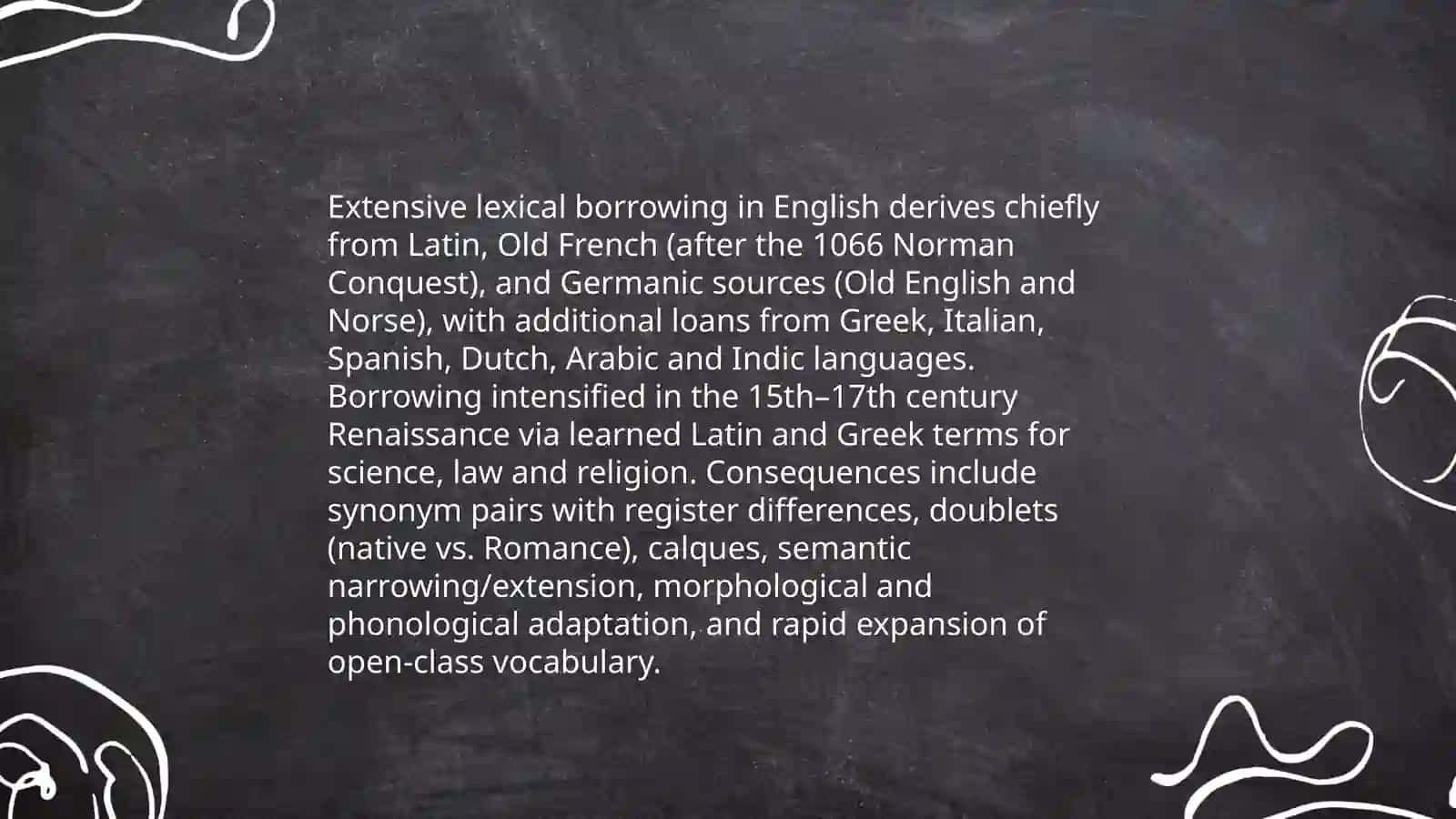 Characteristic features of English vocabulary 3