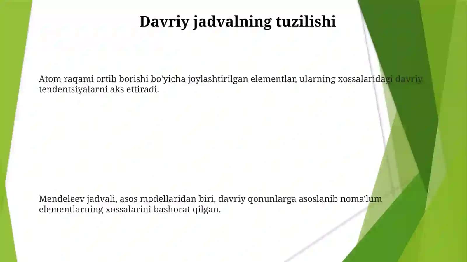 Atom tuzilishi va D.I.Mendeleyevning davriy sistemasi 3
