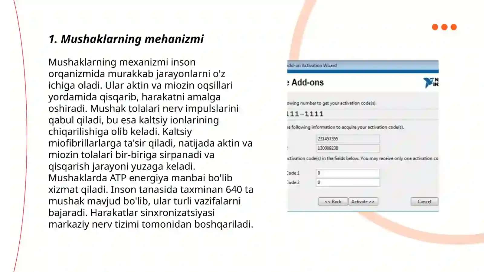 Mushaklarning faollashishi va elektr faolligi 3