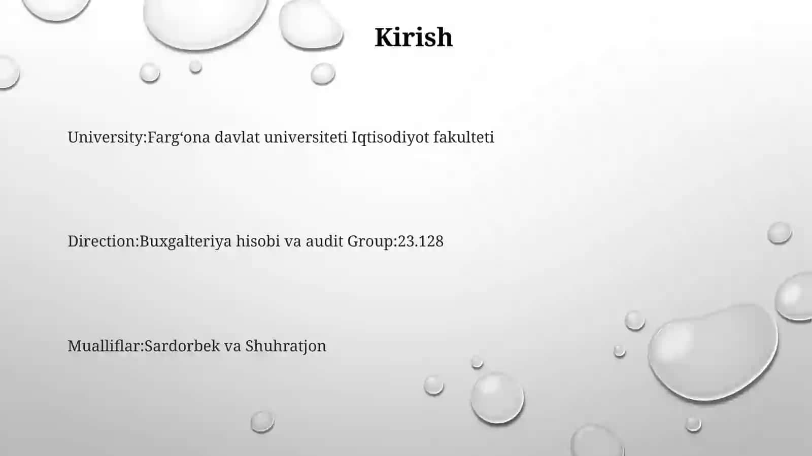 Turli debitor va kreditorlar bilan hisoblashuvlar hisobi 3