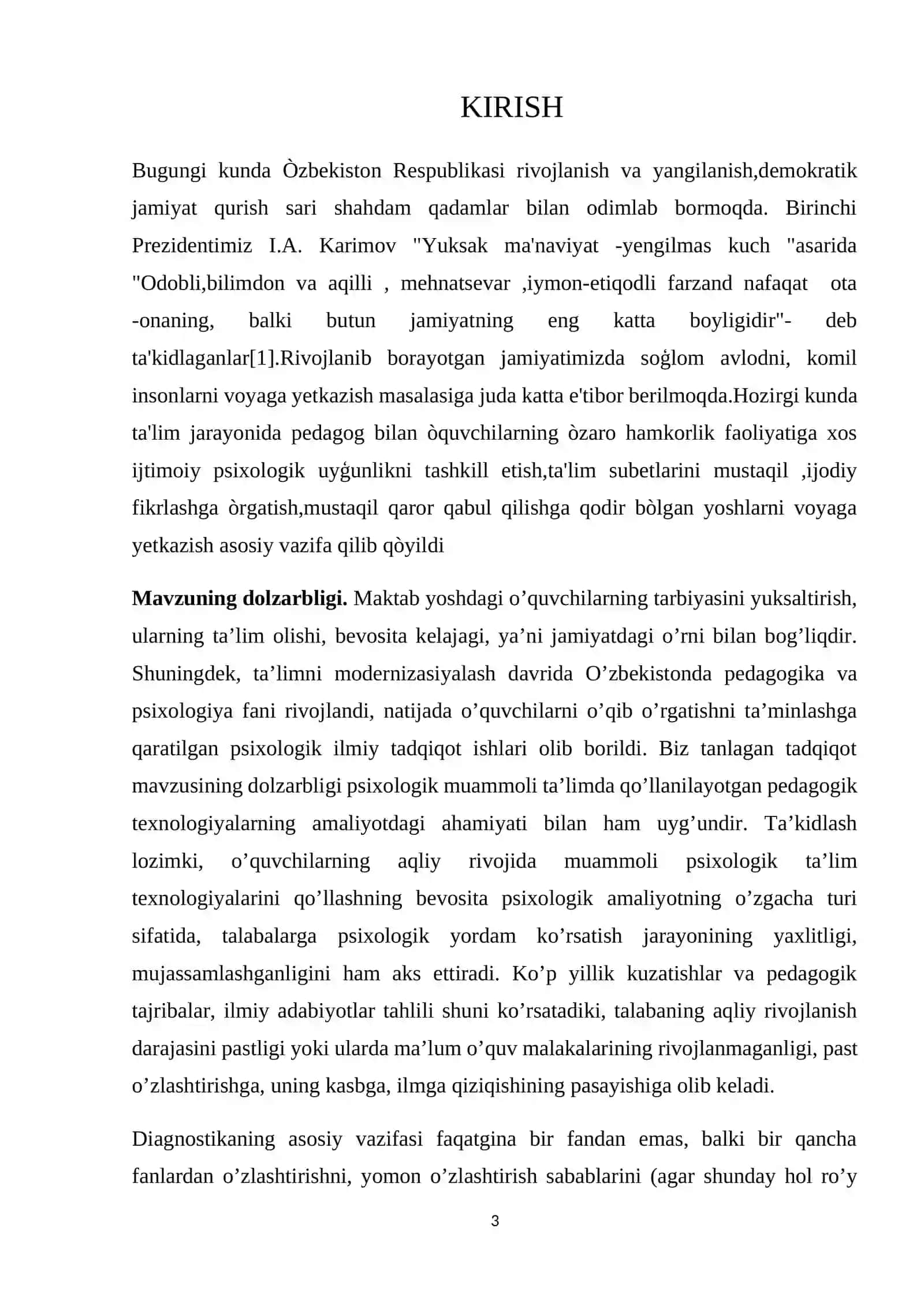 Kichik maktab yoshidagi bolalarda psixik xususiyatlar 3