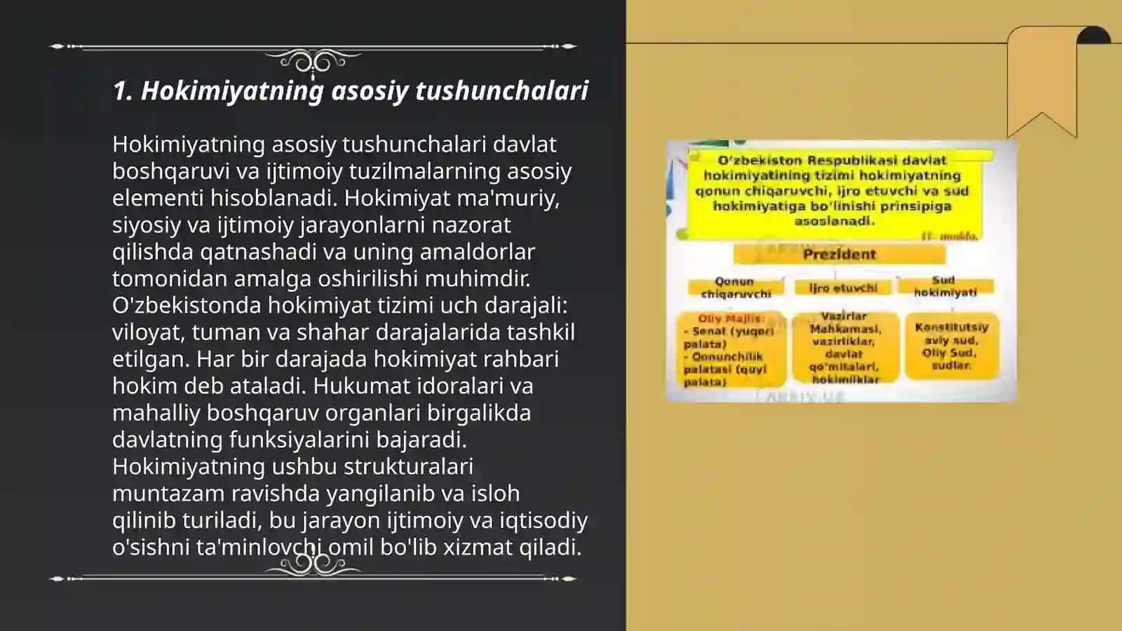 Hokimiyat tuzilishi 3