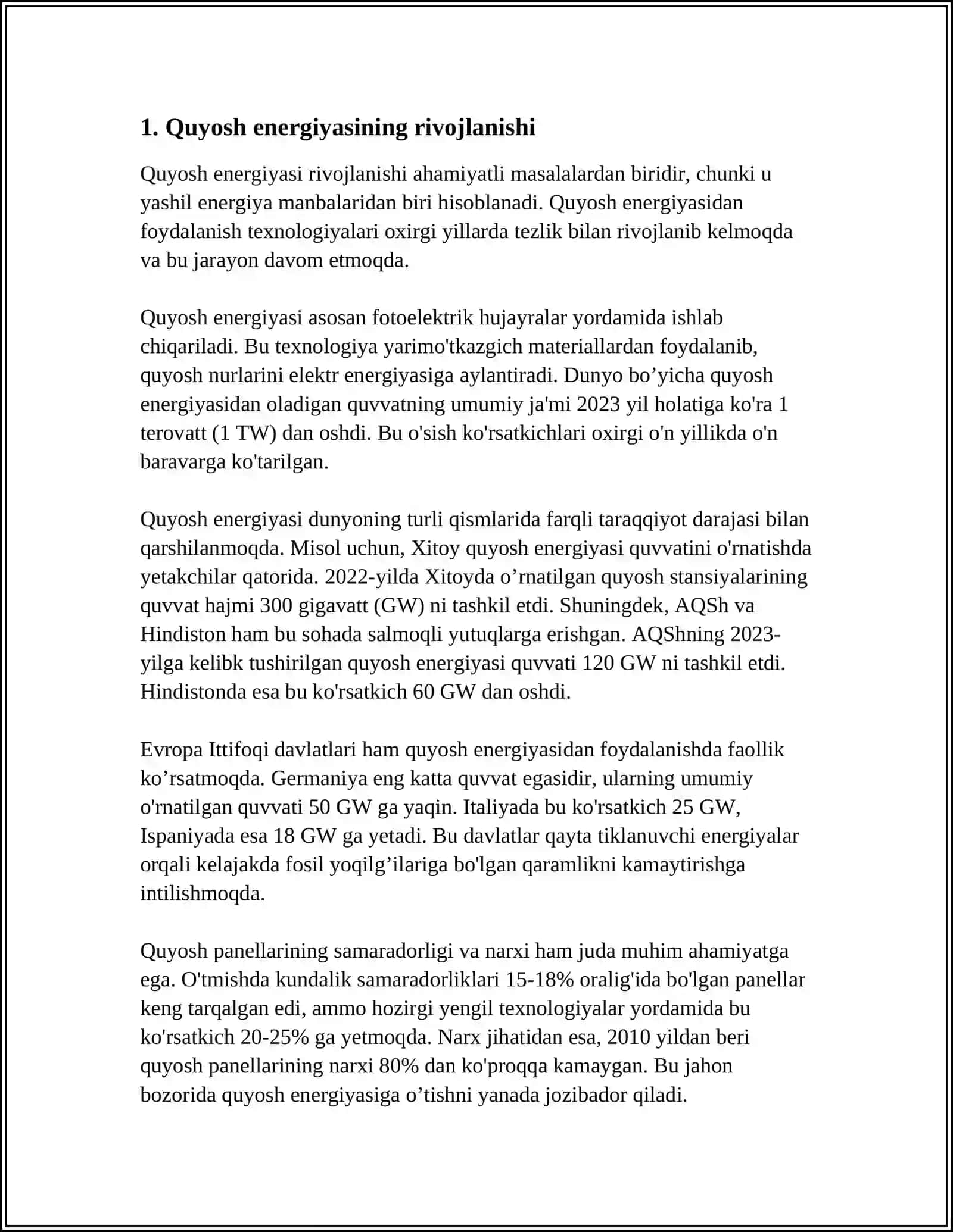 Qayta tilanuvchi energiya texnologiyalari 3