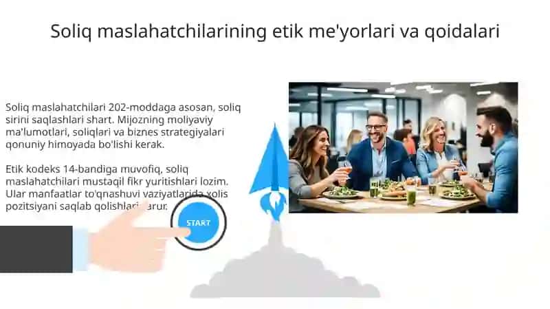 Soliq maslahatchilarining kasb etikasi va ularning muomala madaniyati 3