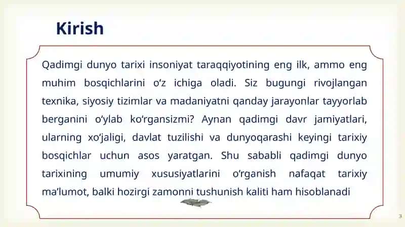 Qadimgi dunyo tarixi 3