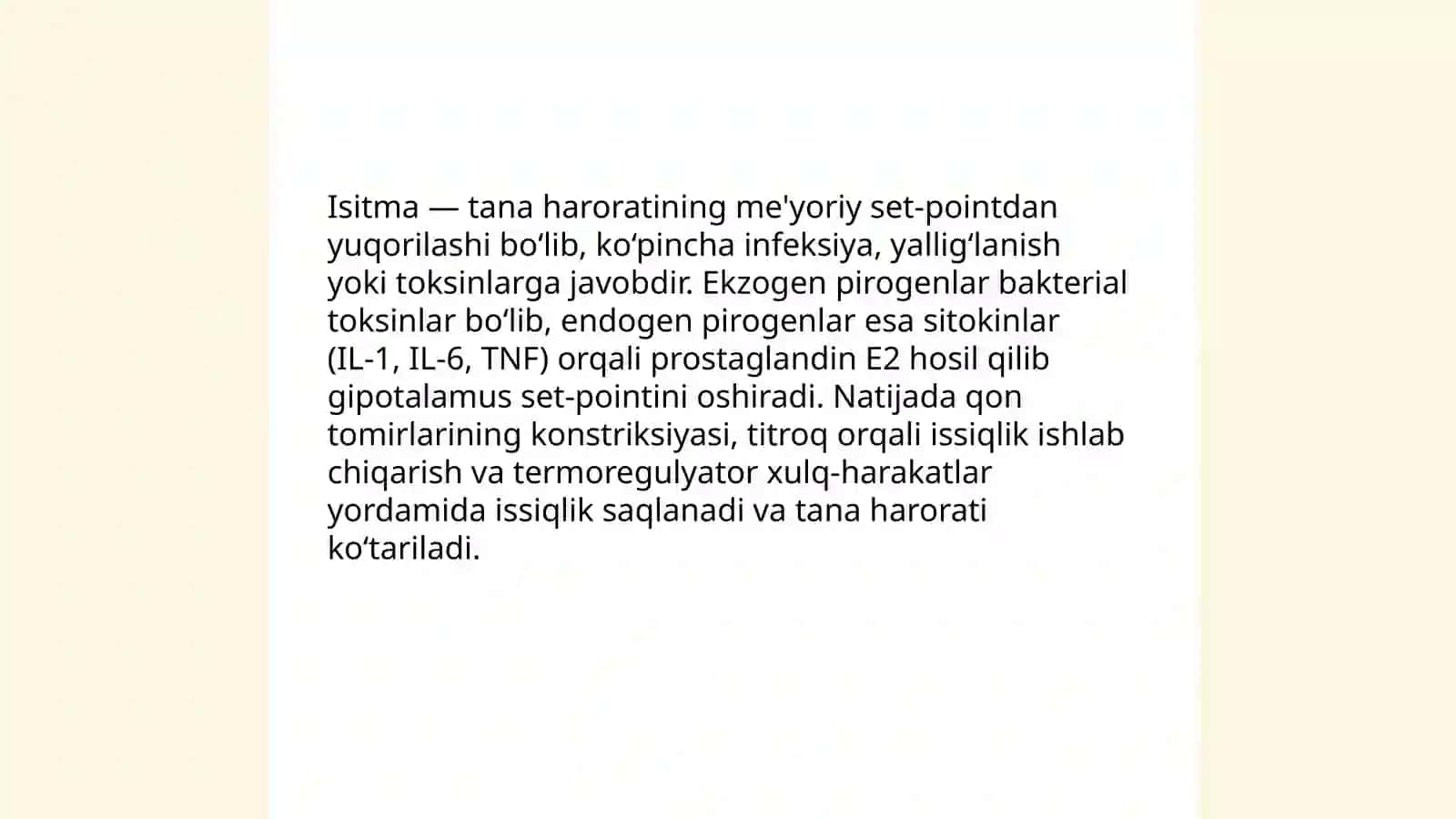 Isitma chiqqanda birinchi tibbiy yordam ko'rsatish 3