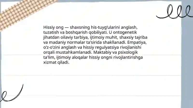 Shaxsning hissiy va irodaviy sohasi 3