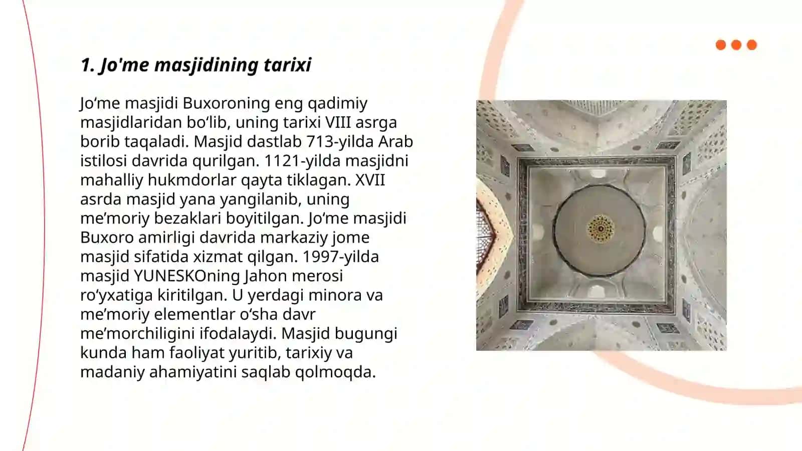 Jo'me (Bibixonim) masjidi 3