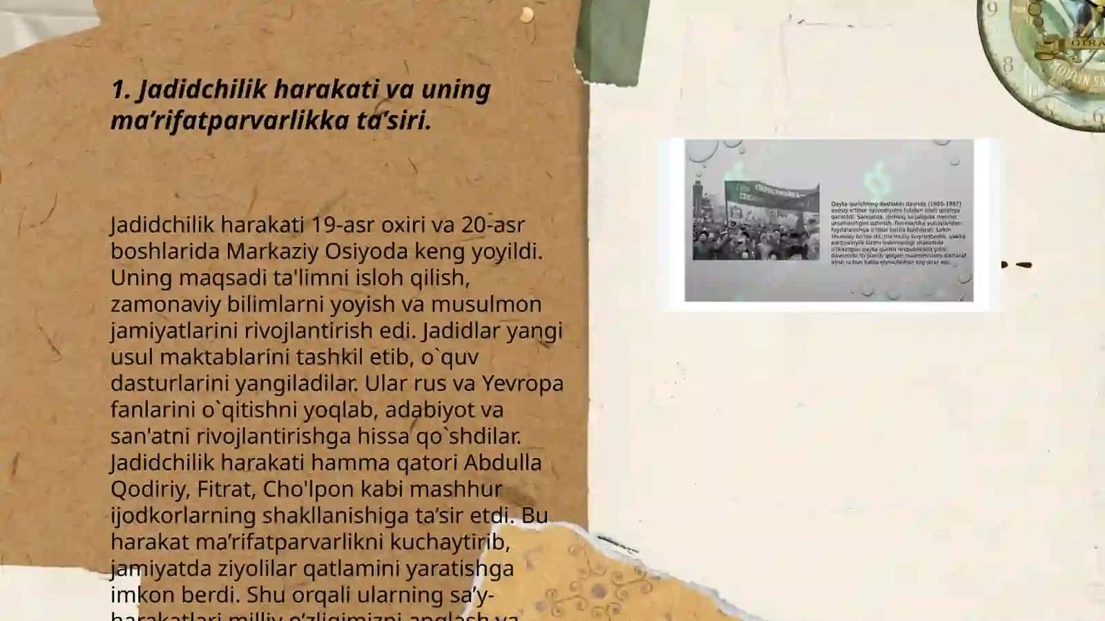 Jadidchilik harakati va uning ma’rifatparvarlikka ta’siri 3
