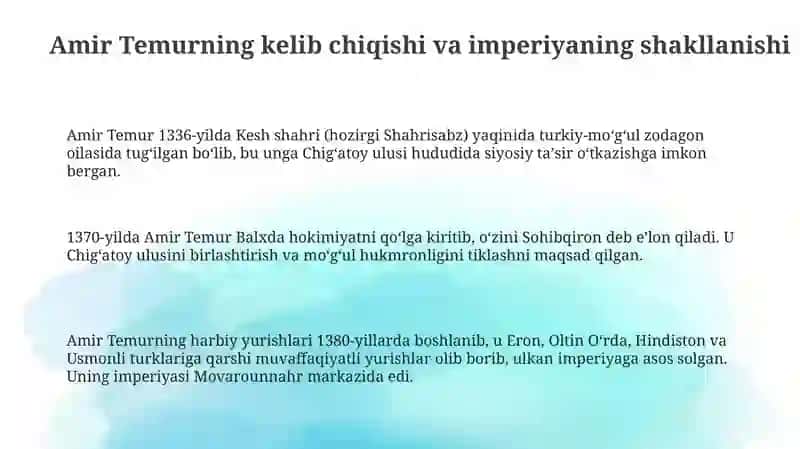 Amir Temur- buyuk davlat arbobi 3