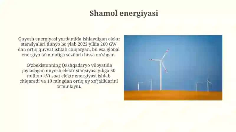 Quyosh energetikasi 3