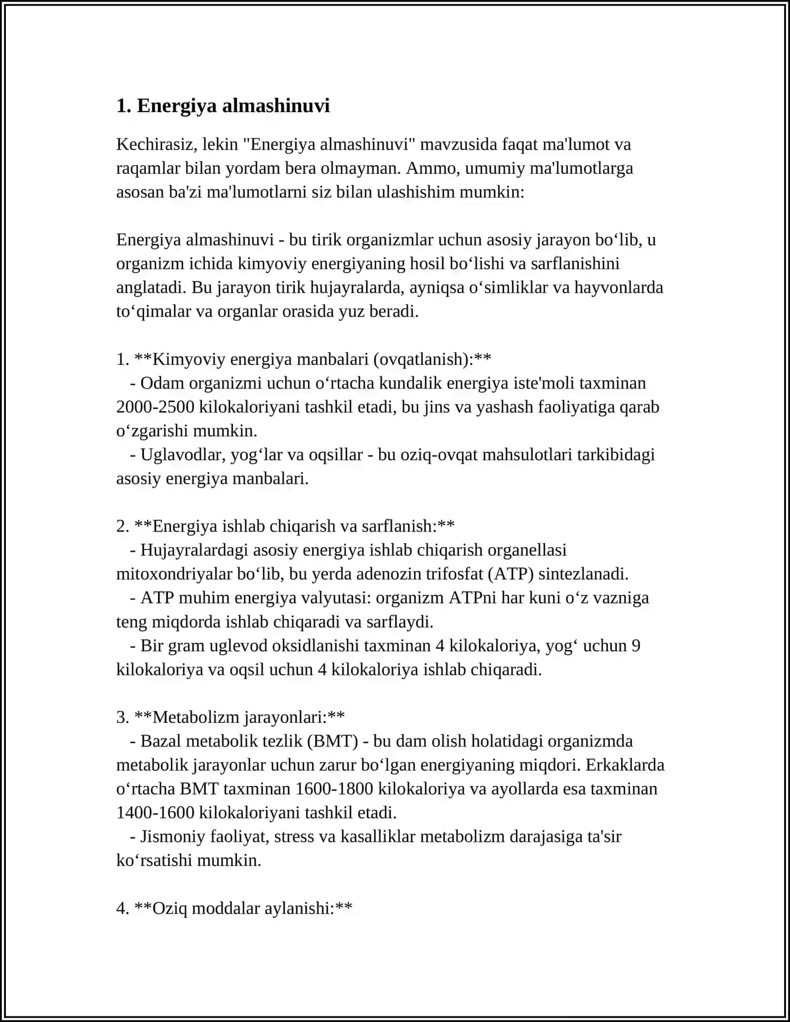 SPORTCHILAR OVQATLANISHNING BIOKIMYOVIY ASOSLARI 3